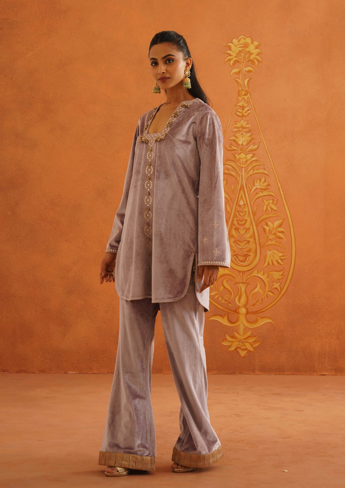 Zeba Lilac A Line Coord Set