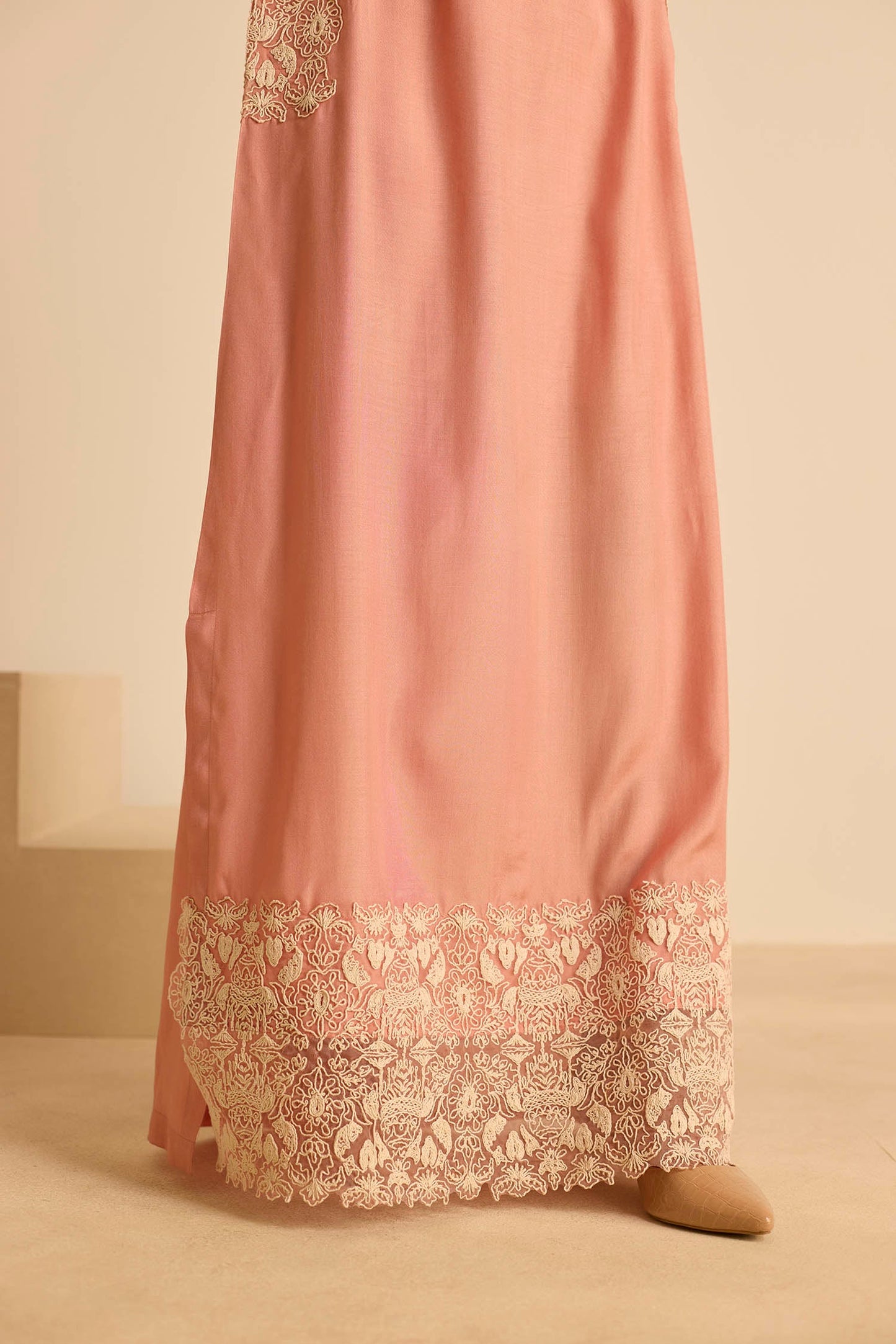 Sukoon Pink Full Length Dress