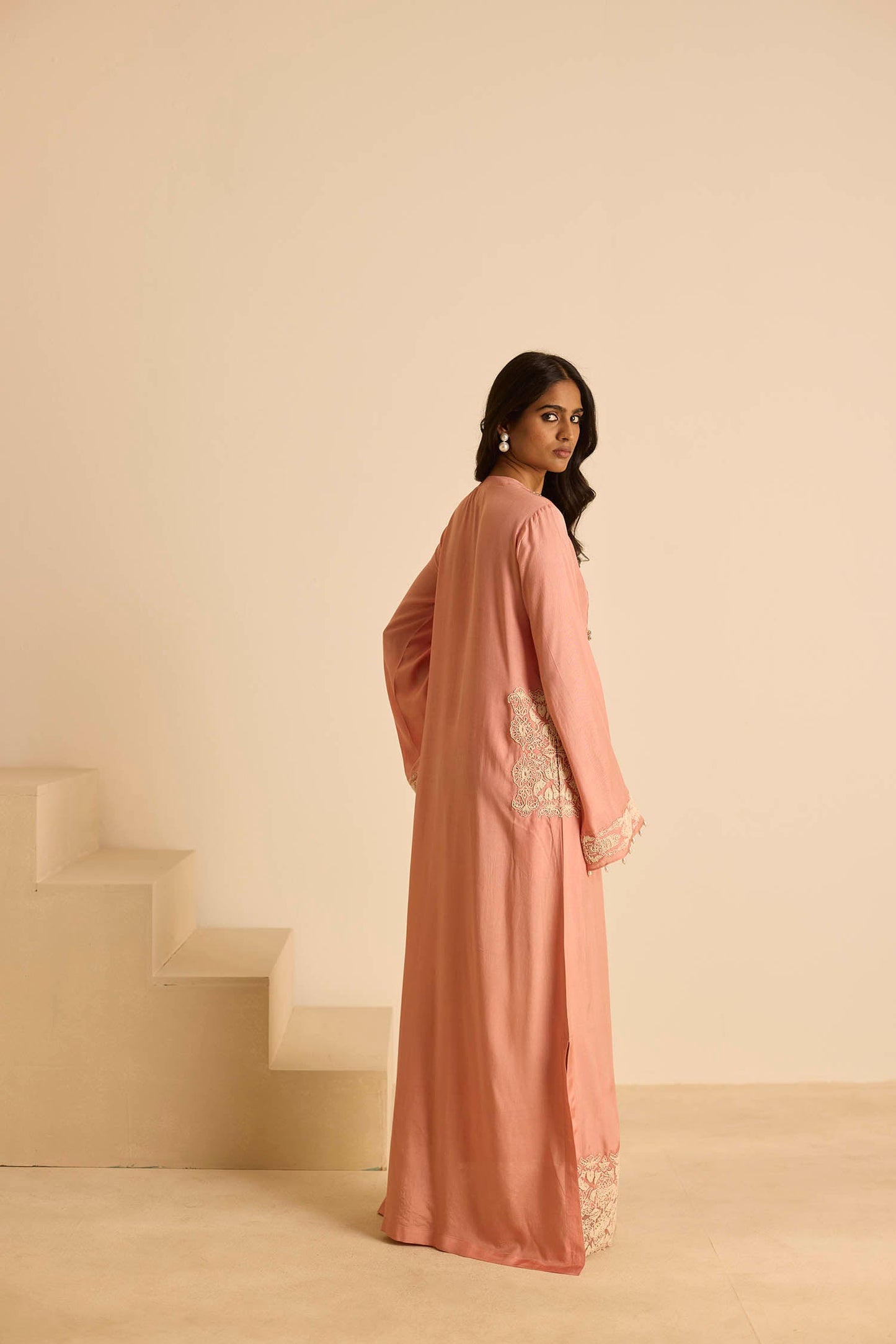 Sukoon Pink Full Length Dress