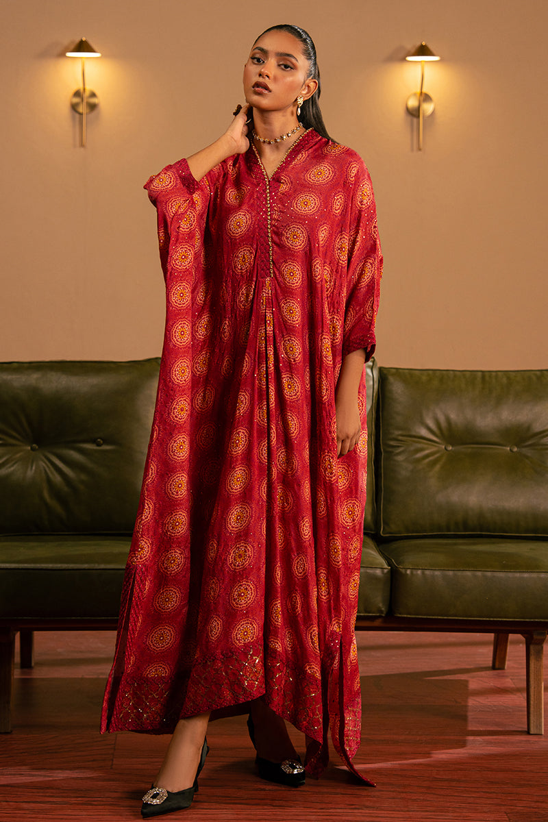 PINKSPIRE GLOW EMBROIDERED SILK SHIRT