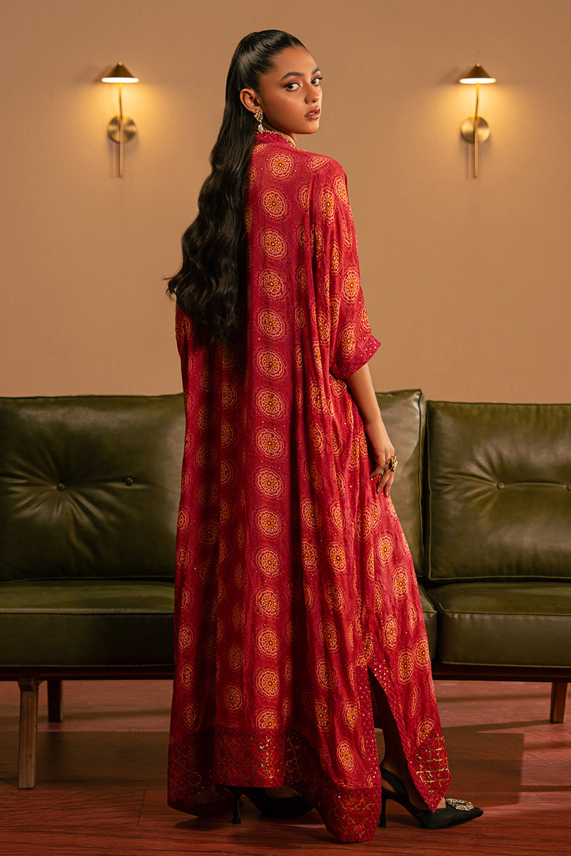 PINKSPIRE GLOW EMBROIDERED SILK SHIRT