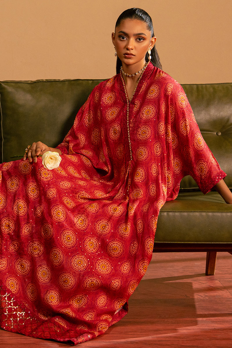 PINKSPIRE GLOW EMBROIDERED SILK SHIRT