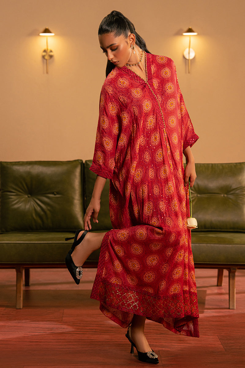 PINKSPIRE GLOW EMBROIDERED SILK SHIRT