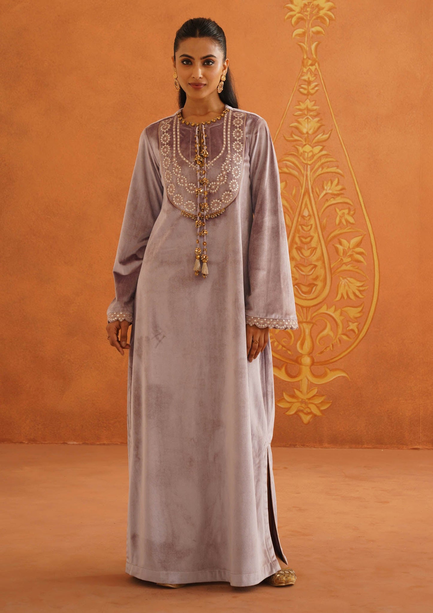 Zeba Lilac Long Dress