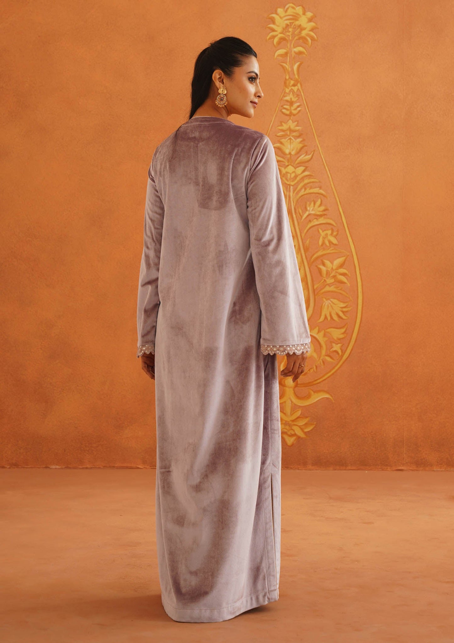 Zeba Lilac Long Dress