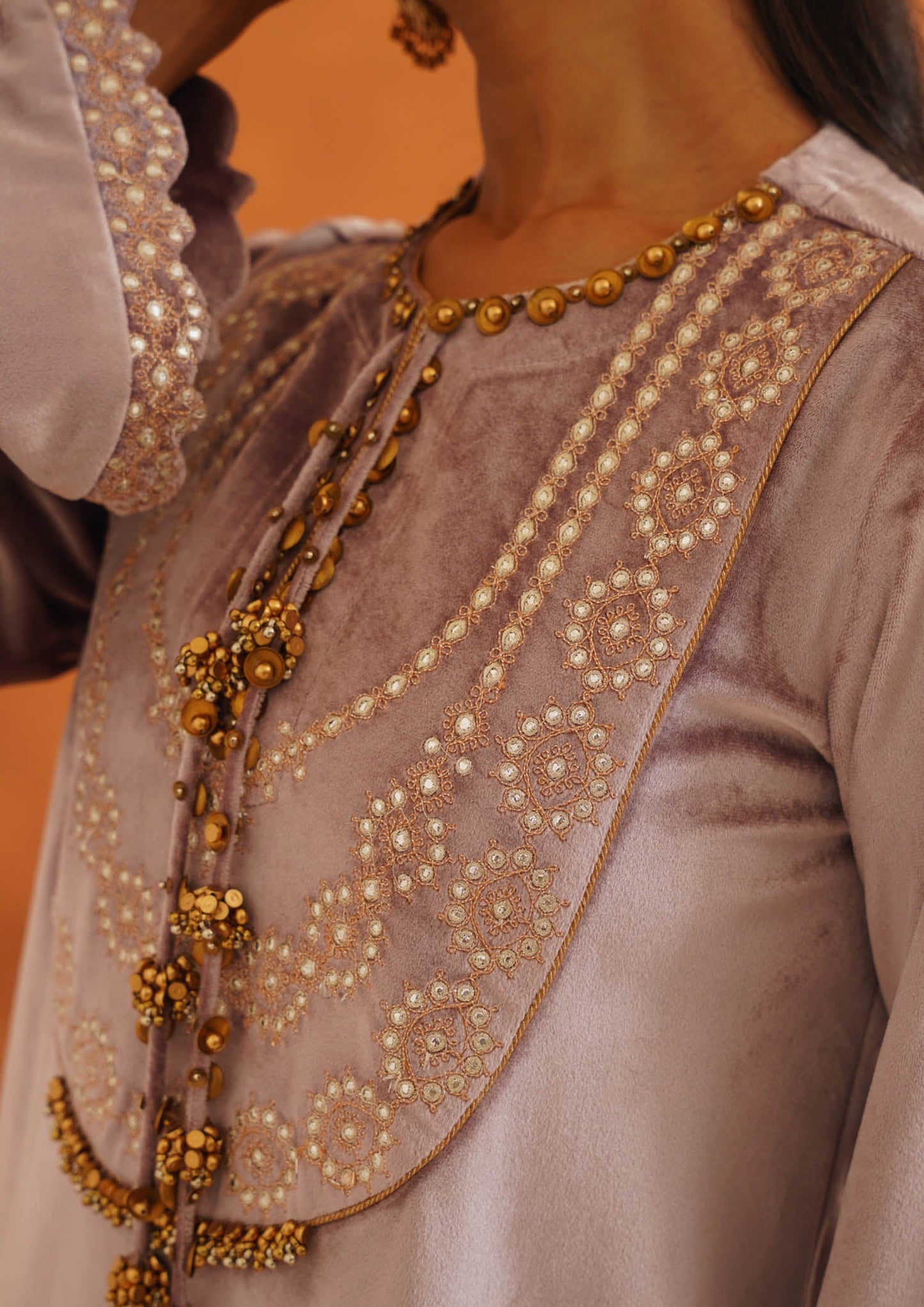 Zeba Lilac Long Dress