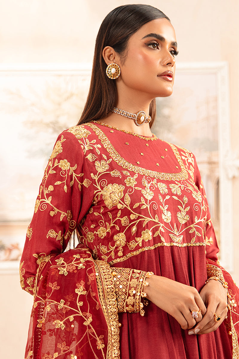 ROOMANI-2PC SILK EMBROIDERED PRET