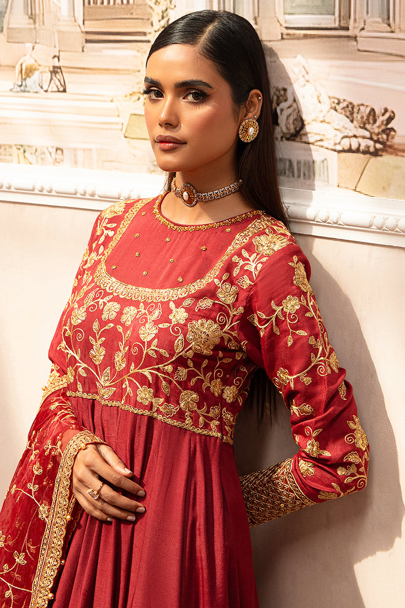 ROOMANI-2PC SILK EMBROIDERED PRET