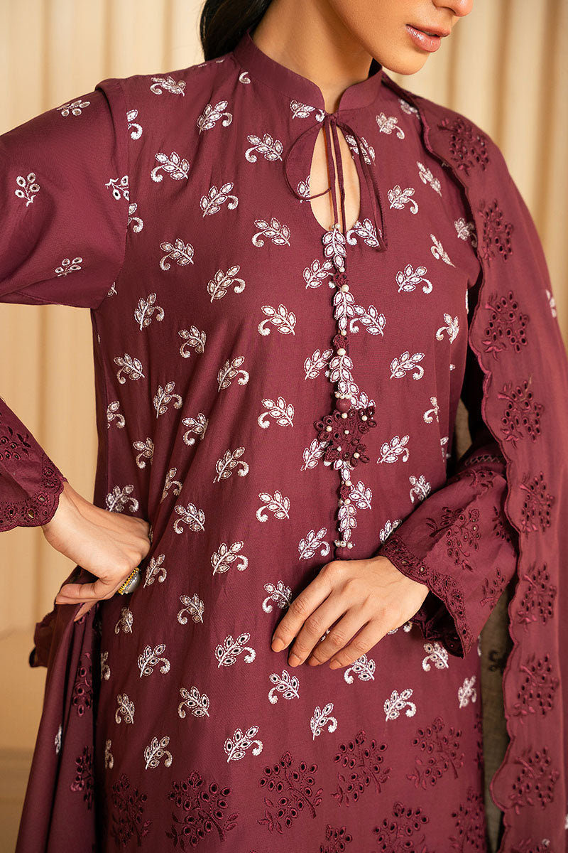 CELESTIAL BERRY -3PC (SHIRT, TROUSER & DUPATTA)