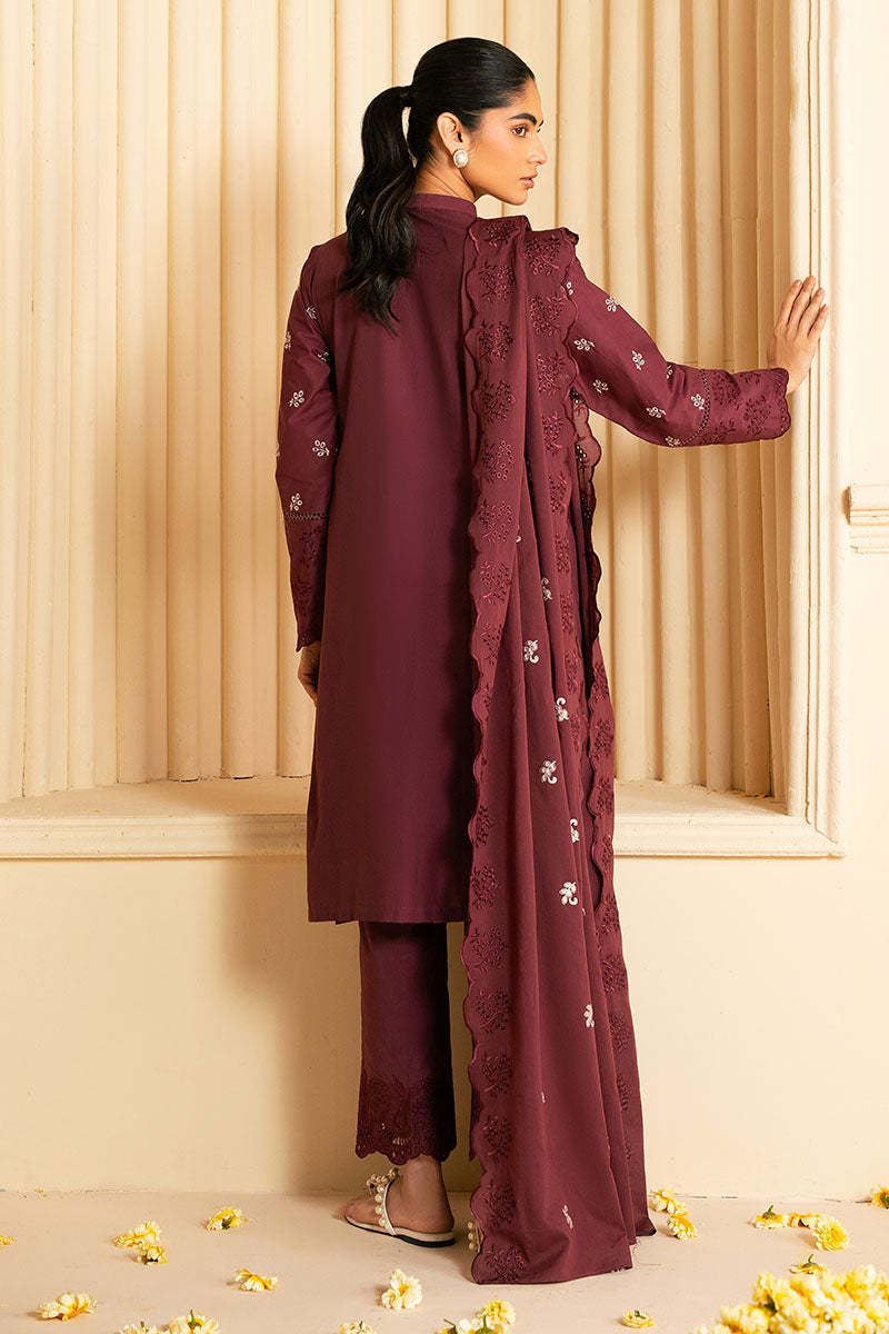 CELESTIAL BERRY -3PC (SHIRT, TROUSER & DUPATTA)