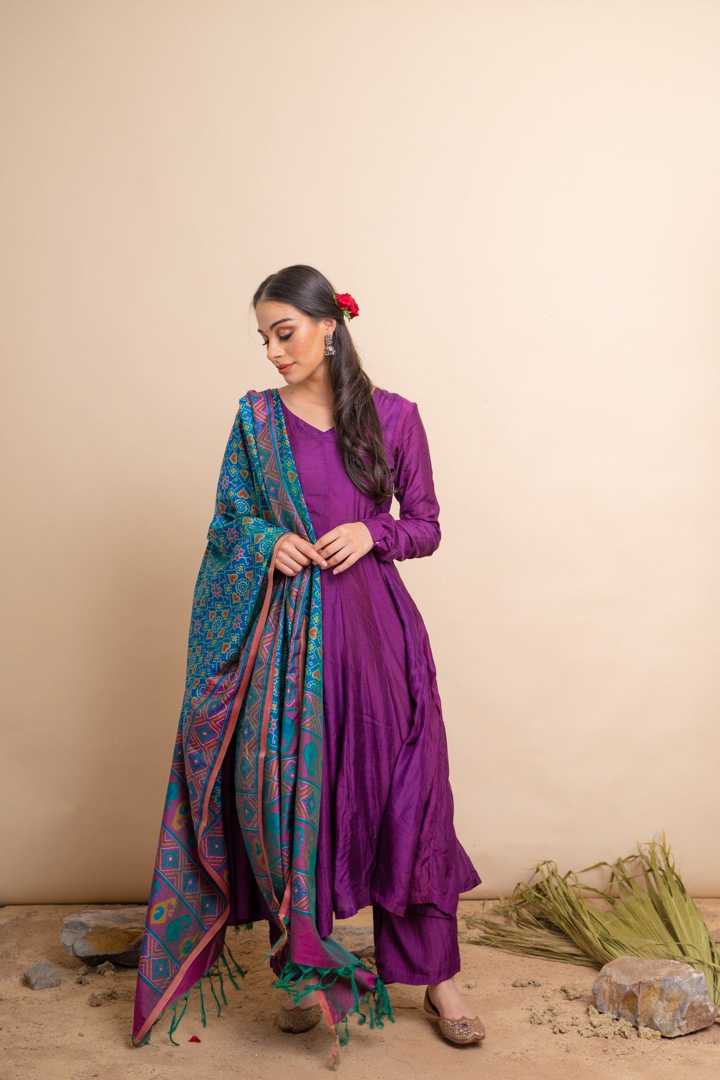 Dhanak Purple Set of 2