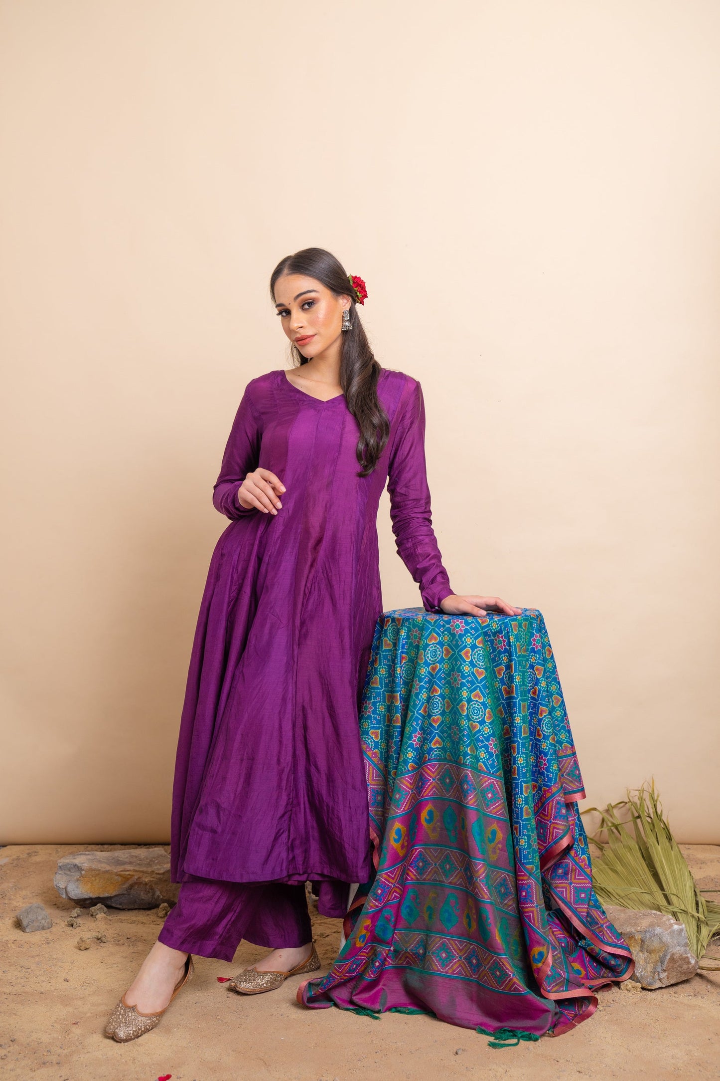 Dhanak Purple Set of 2