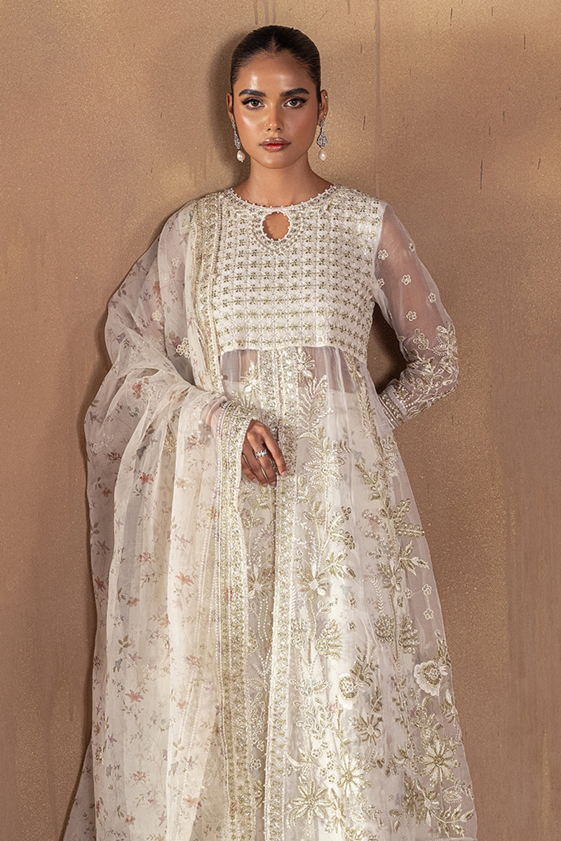 GHAZAL-3PC ORGANZA EMBROIDERED PRET