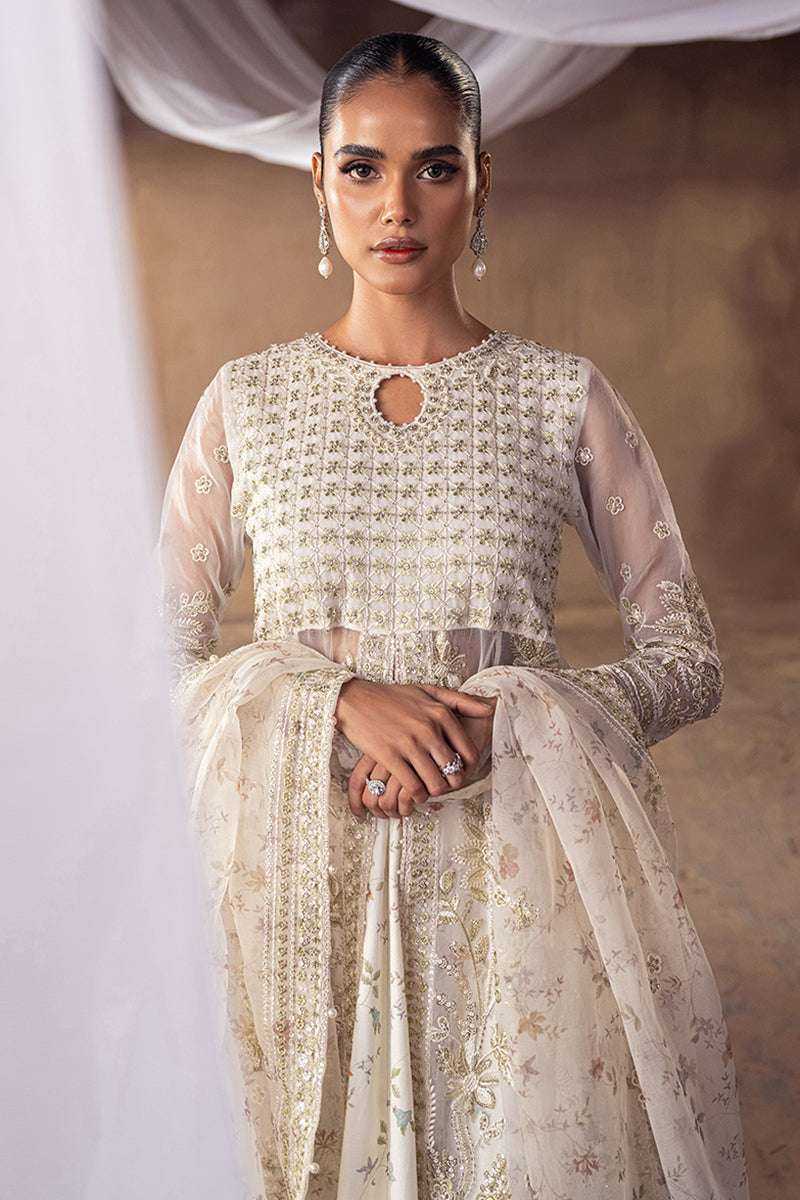 GHAZAL-3PC ORGANZA EMBROIDERED PRET