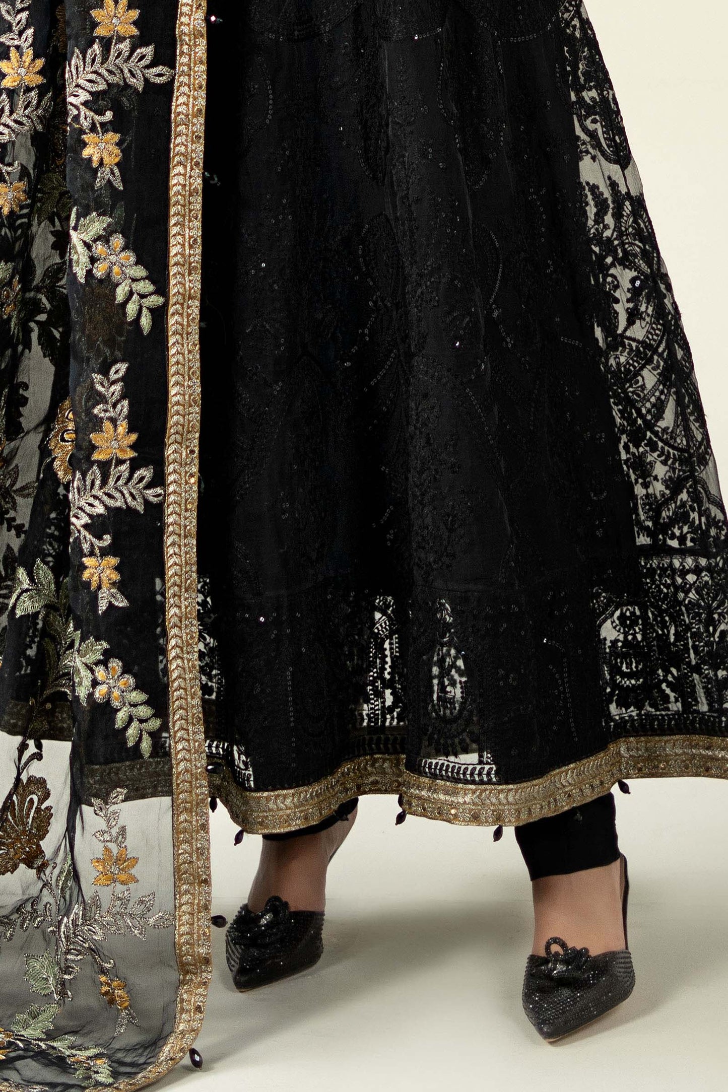 3 Piece Embroidered Suit