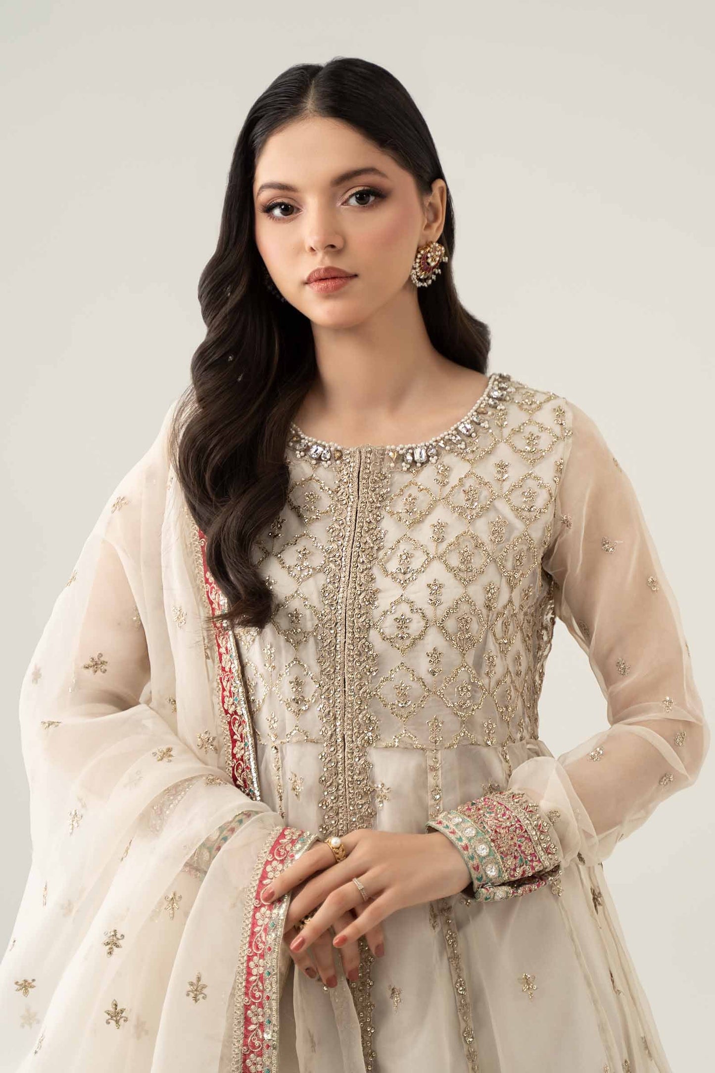 3 Piece Embroidered Suit