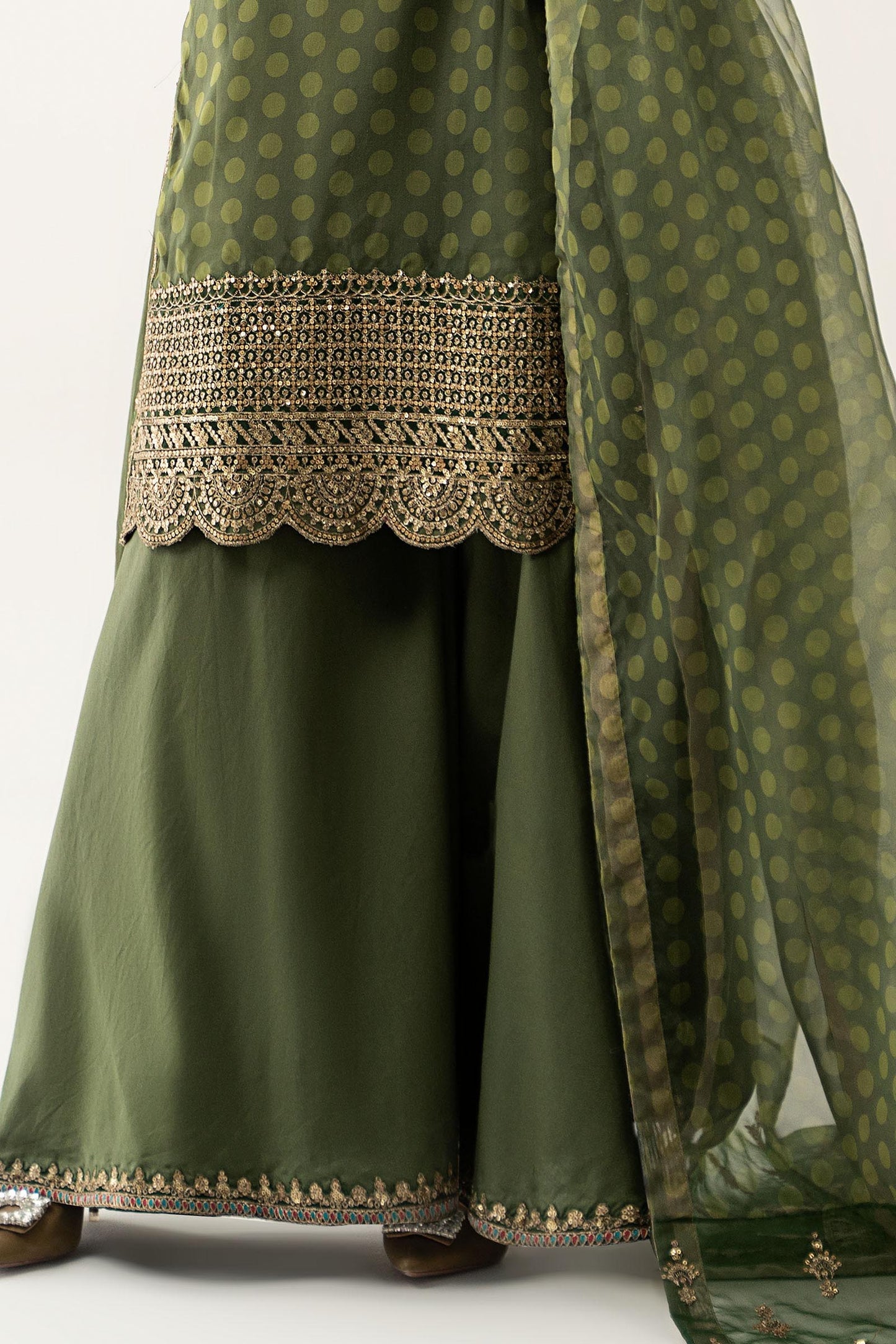 3 Piece Embroidered Suit