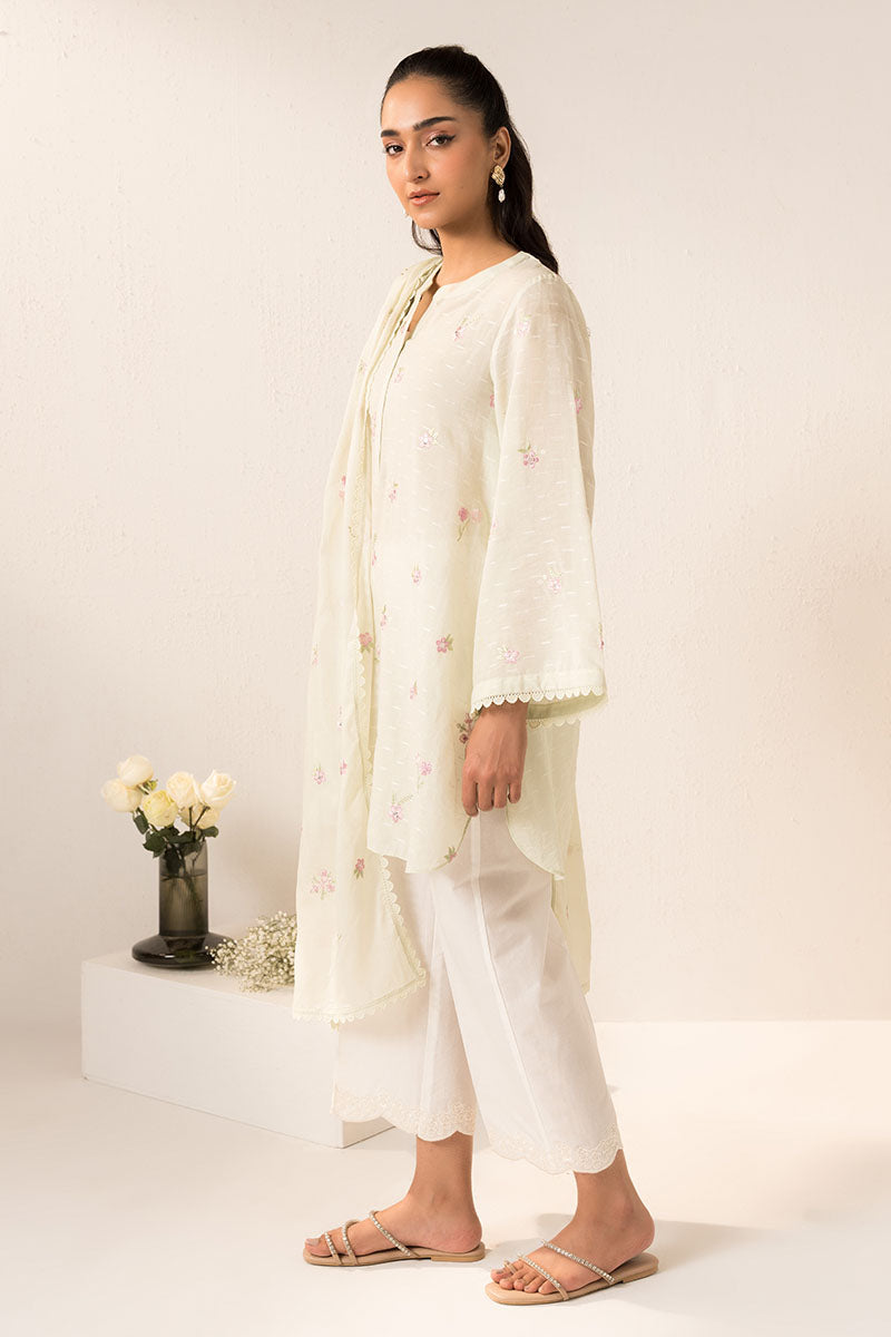 PSTACHIO PEARL-2PC (SHIRT & DUPATTA)