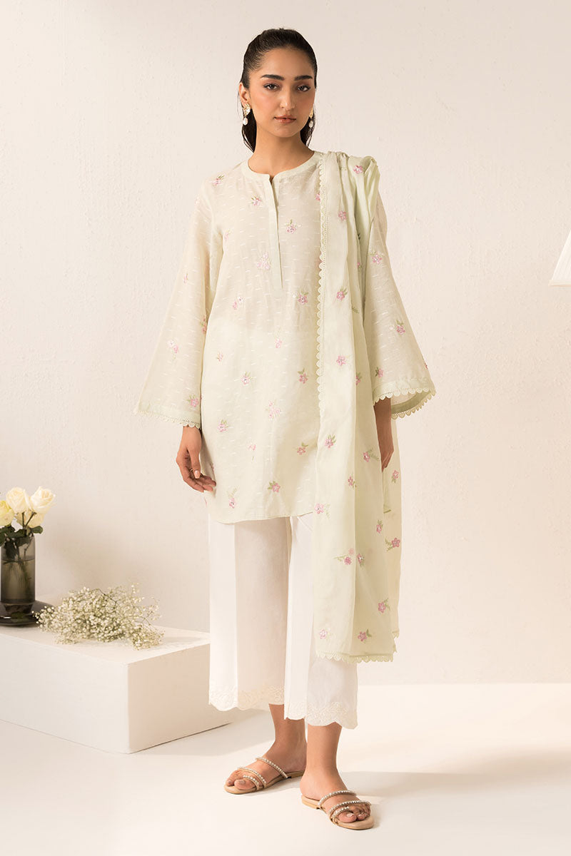 PSTACHIO PEARL-2PC (SHIRT & DUPATTA)