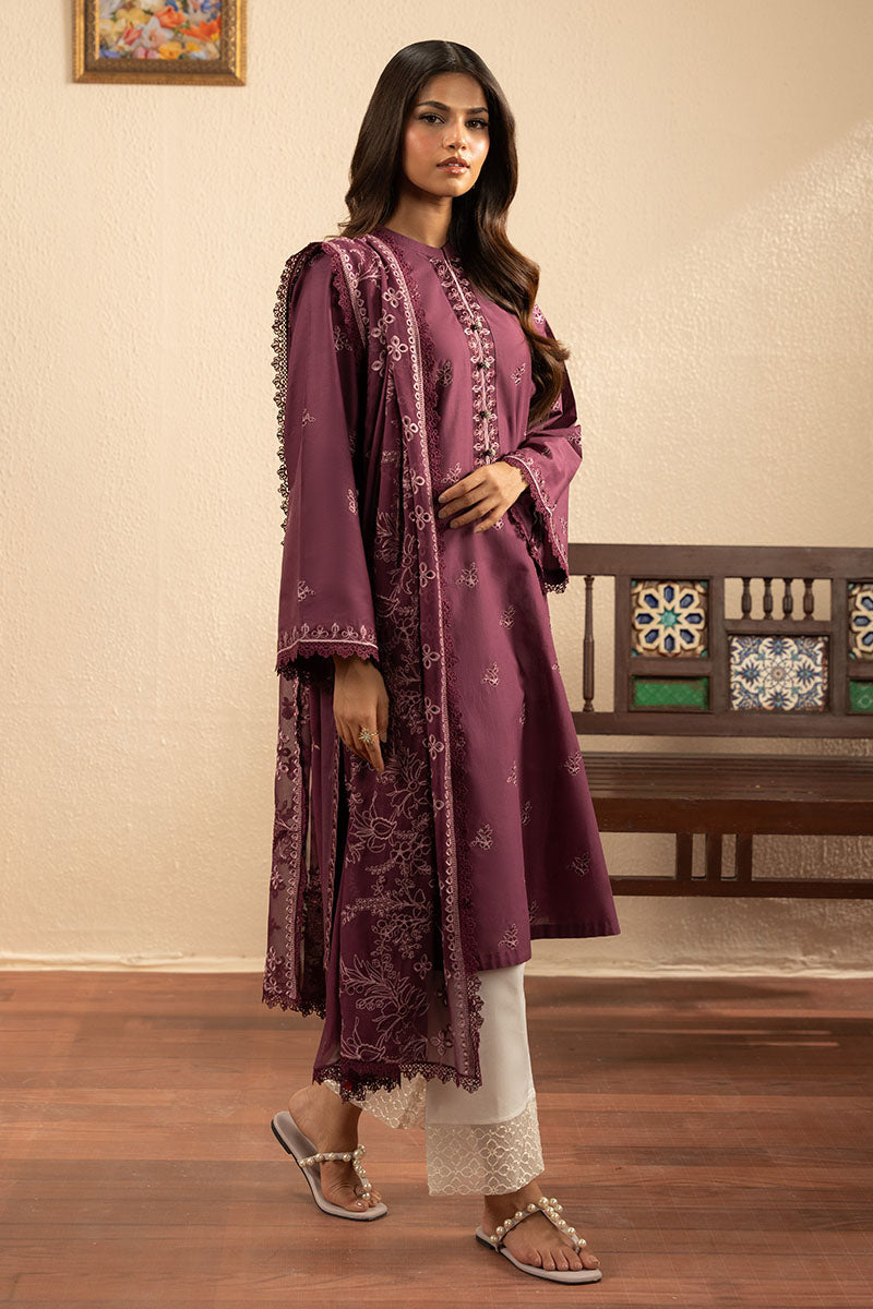 PURPLE GLOW-2PC (SHIRT & DUPATTA)