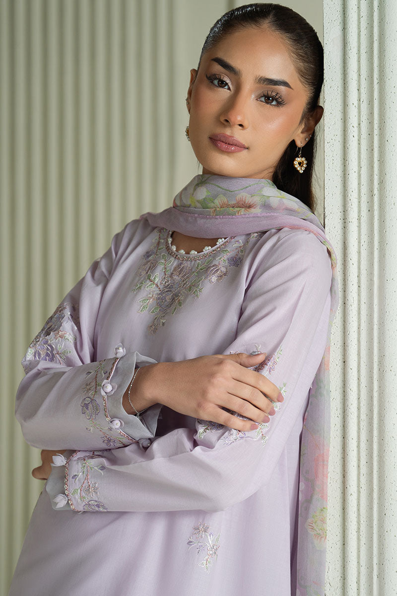 VIOLET VEIL-3PC (SHIRT, TROUSER & DUPATTA)
