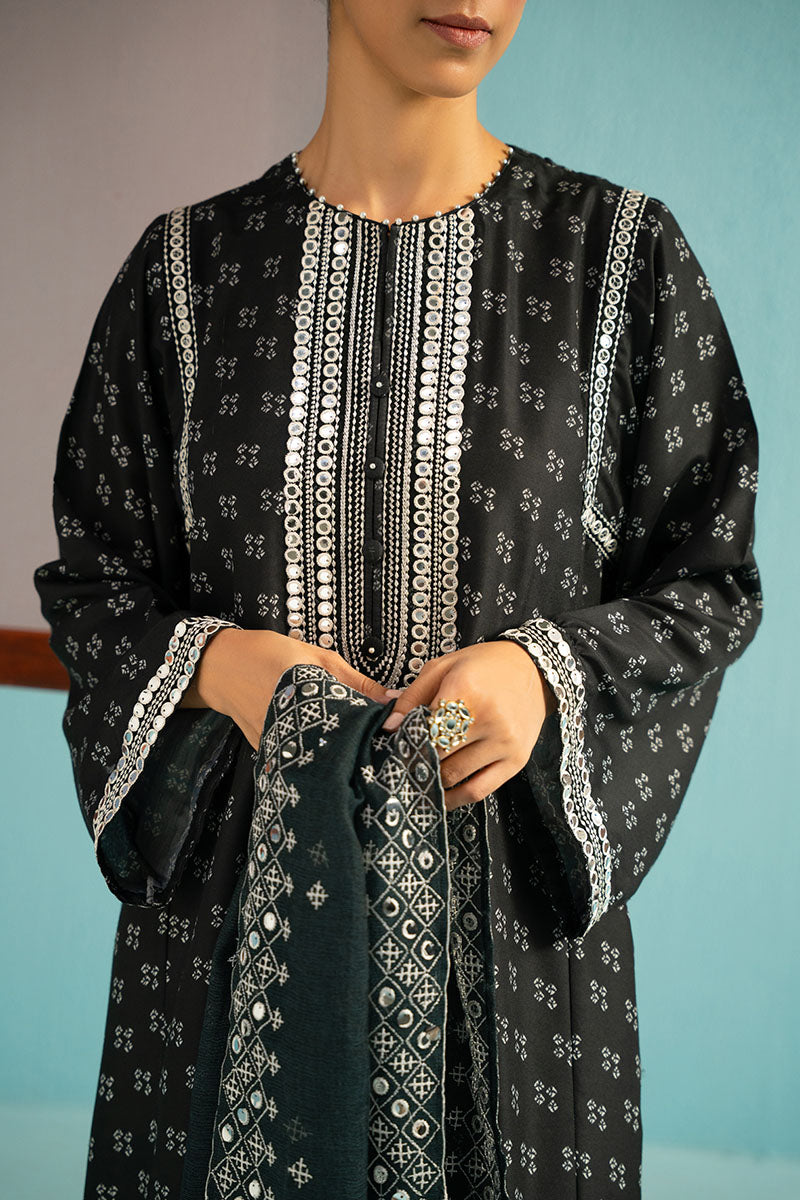 BLACK BLING-2PC (SHIRT & DUPATTA)