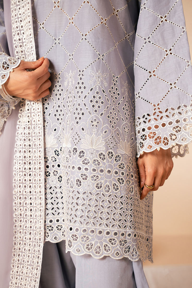 LAVENDER AURA -3PC (SHIRT, TROUSER & DUPATTA)