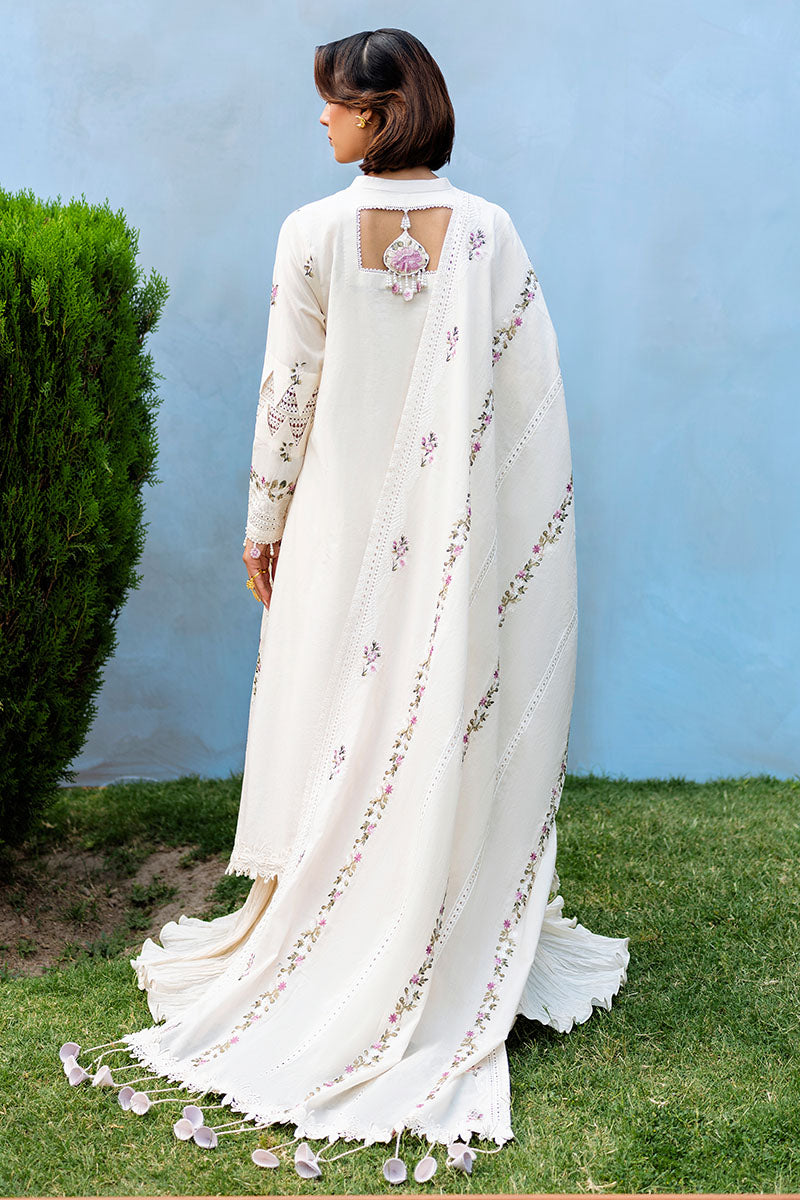 PETAL PARADISE-3PC (SHIRT,TROUSER & DUPATTA)
