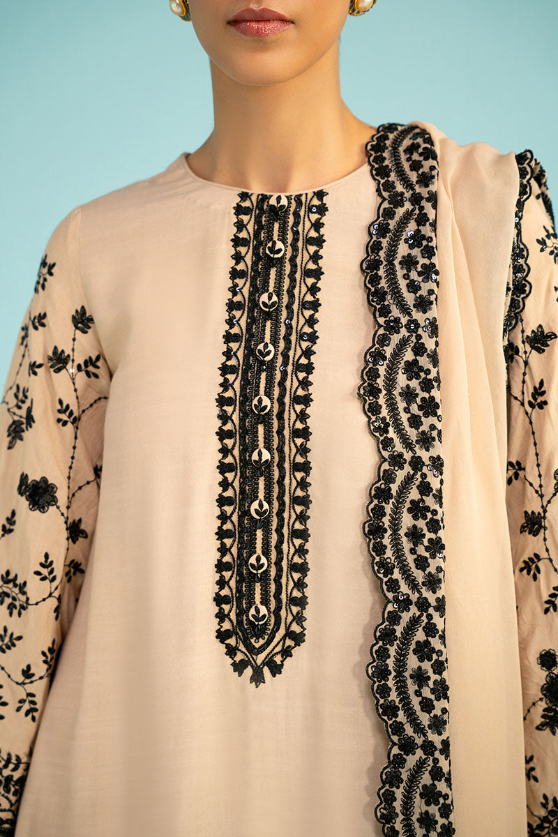 MAJESTIC IVORY-3PC (SHIRT, TROUSER & DUPATTA)