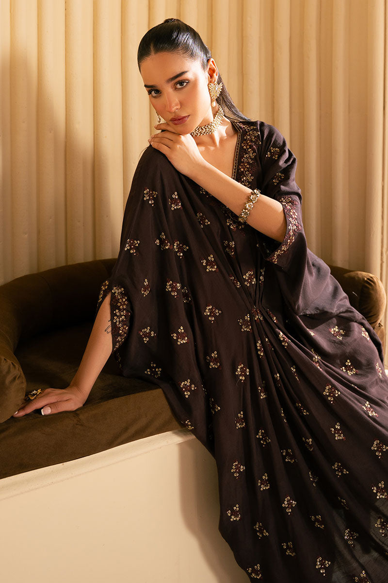 MYSTIC CEDER EMBROIDERED SILK SHIRT