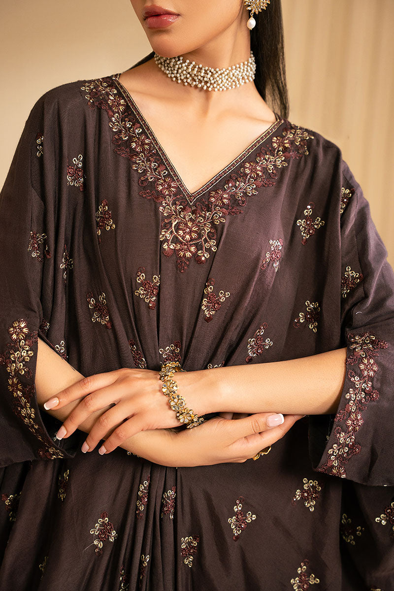 MYSTIC CEDER EMBROIDERED SILK SHIRT