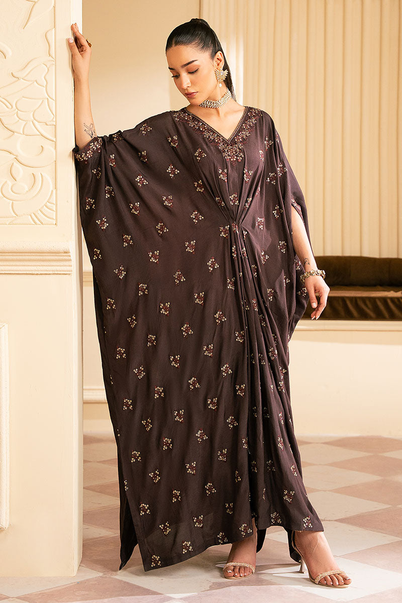 MYSTIC CEDER EMBROIDERED SILK SHIRT