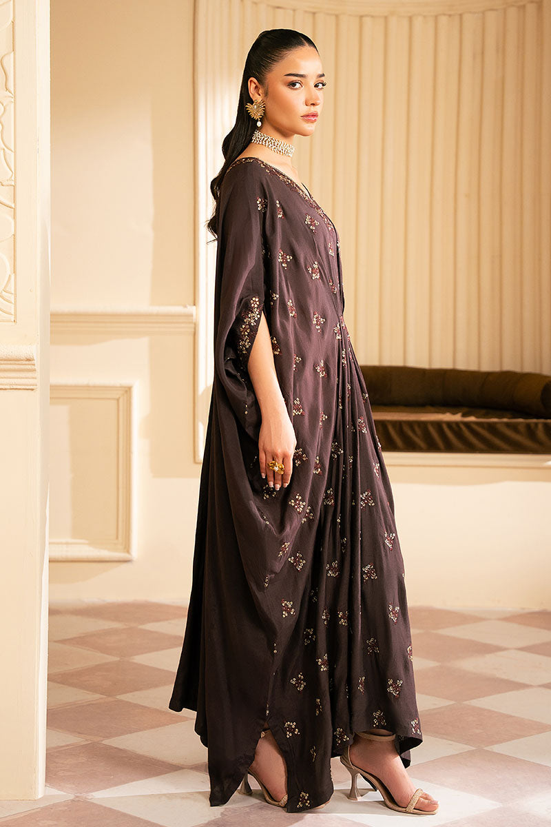 MYSTIC CEDER EMBROIDERED SILK SHIRT