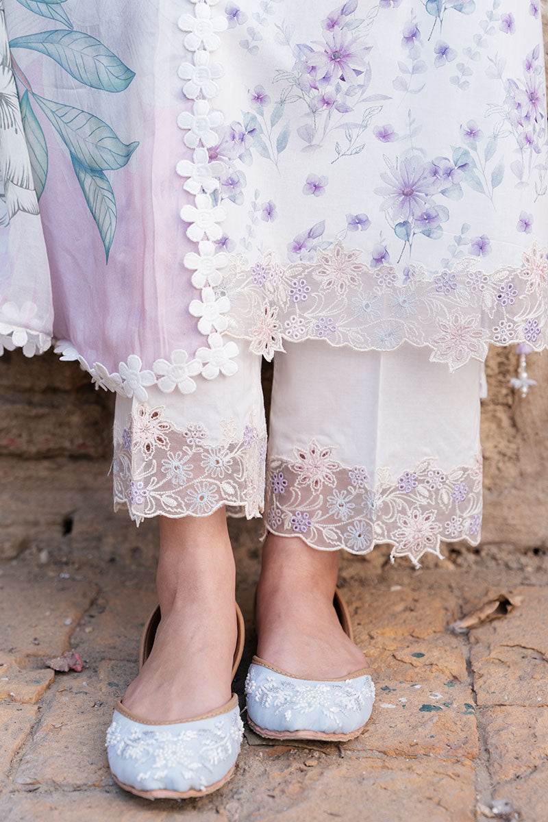 FLORAL HAZE - 3PC (SHIRT, TROUSER & DUPATTA)
