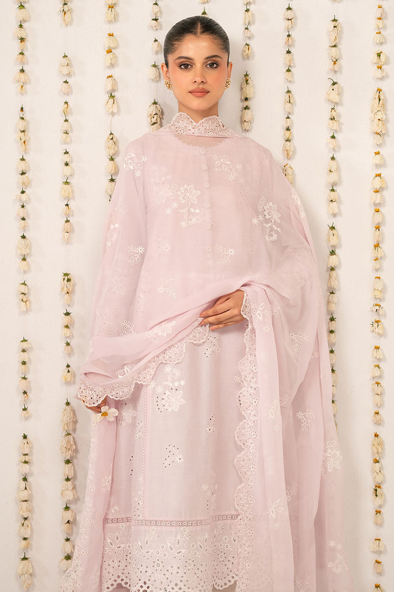 LILAC BLOOM-2PC (SHIRT & DUPATTA)