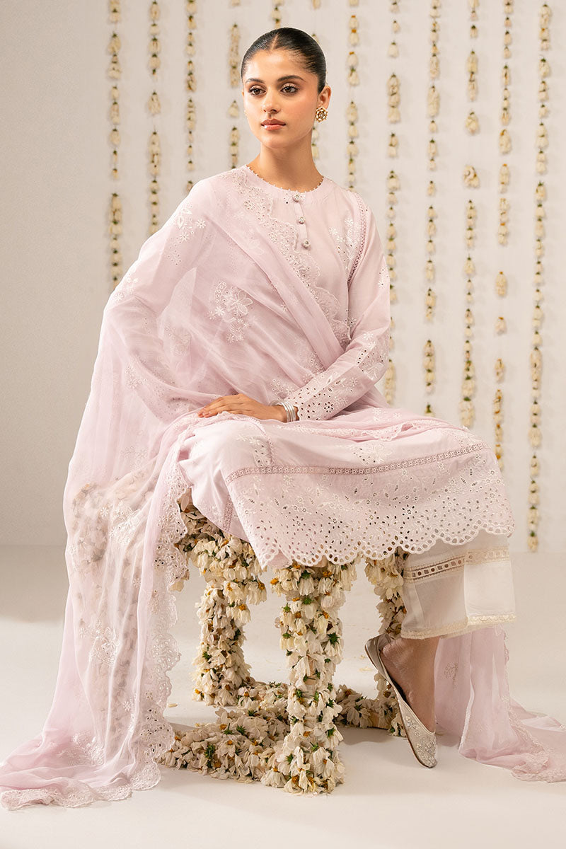 LILAC BLOOM-2PC (SHIRT & DUPATTA)