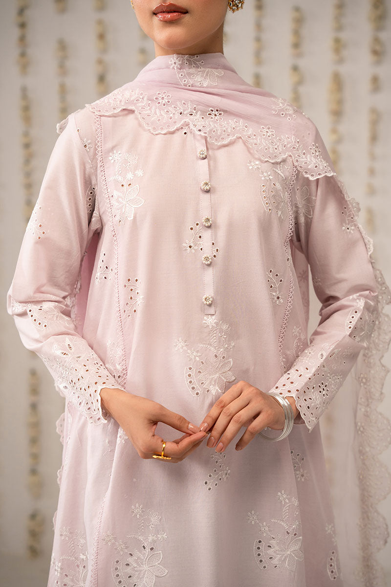 LILAC BLOOM-2PC (SHIRT & DUPATTA)