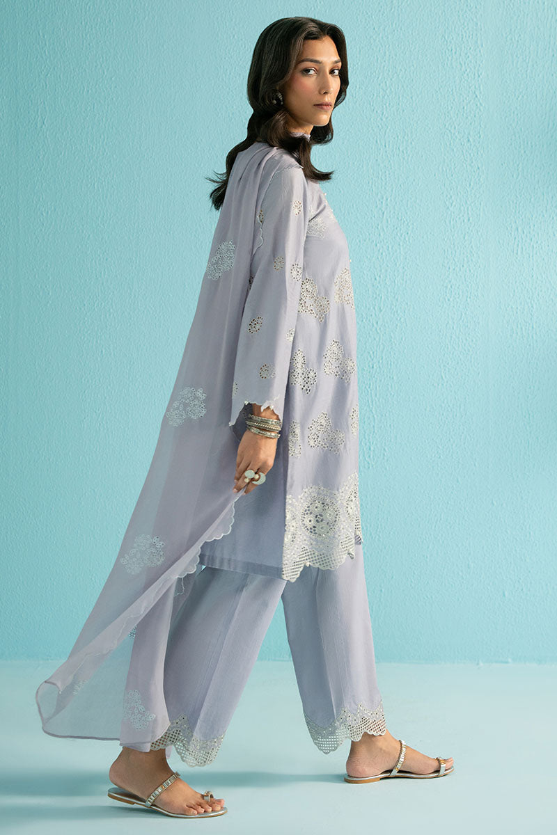 SILVER GRANITE-3PC (SHIRT, TROUSER & DUPATTA)