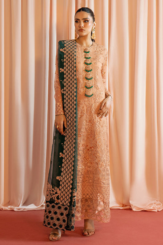 SANDAL-3PC NET EMBROIDERED PRET