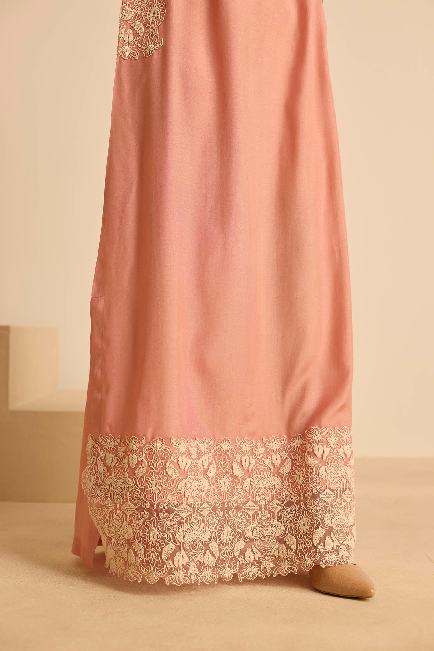 Sukoon Pink Full Length Dress