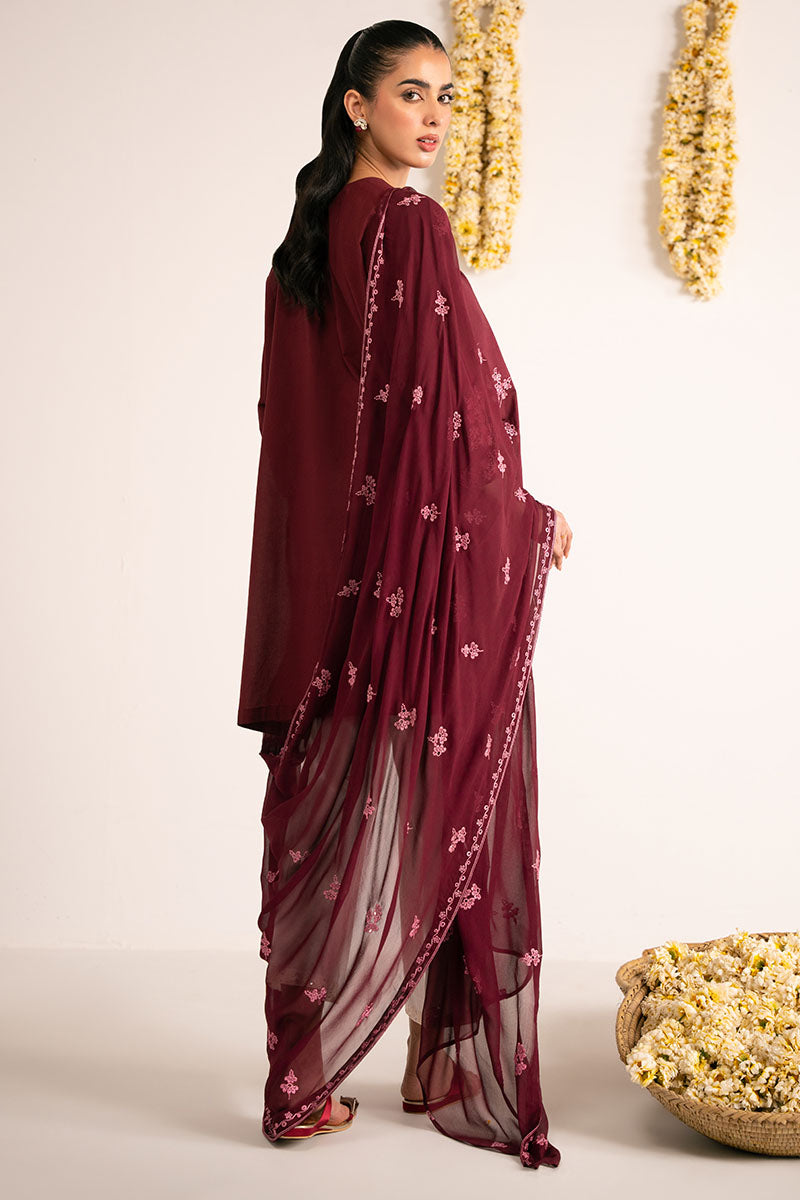 ROSE GLAM-2PC (SHIRT & DUPATTA)