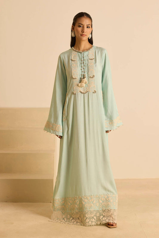 Sukoon Sky Blue Full Length Dress