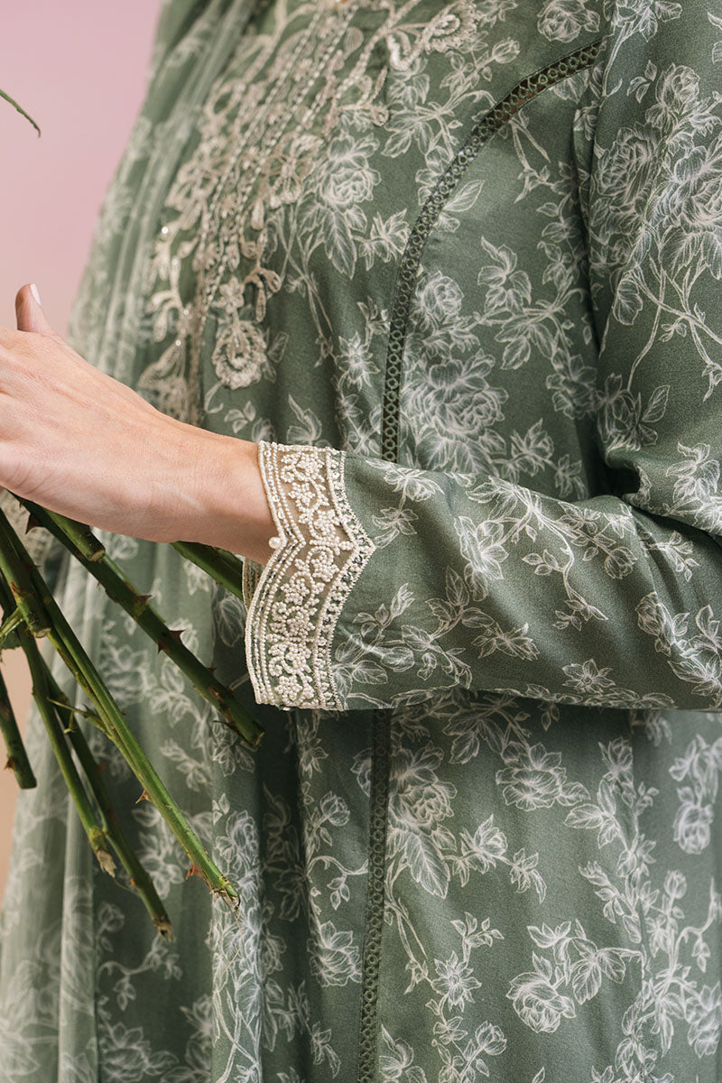 WHISPER SAGE-2PC (SHIRT & DUPATTA)