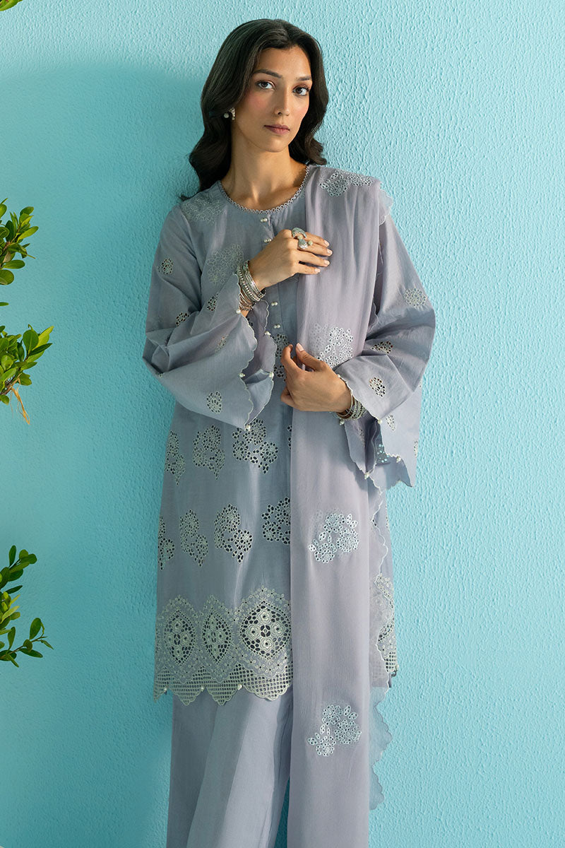 SILVER GRANITE-3PC (SHIRT, TROUSER & DUPATTA)